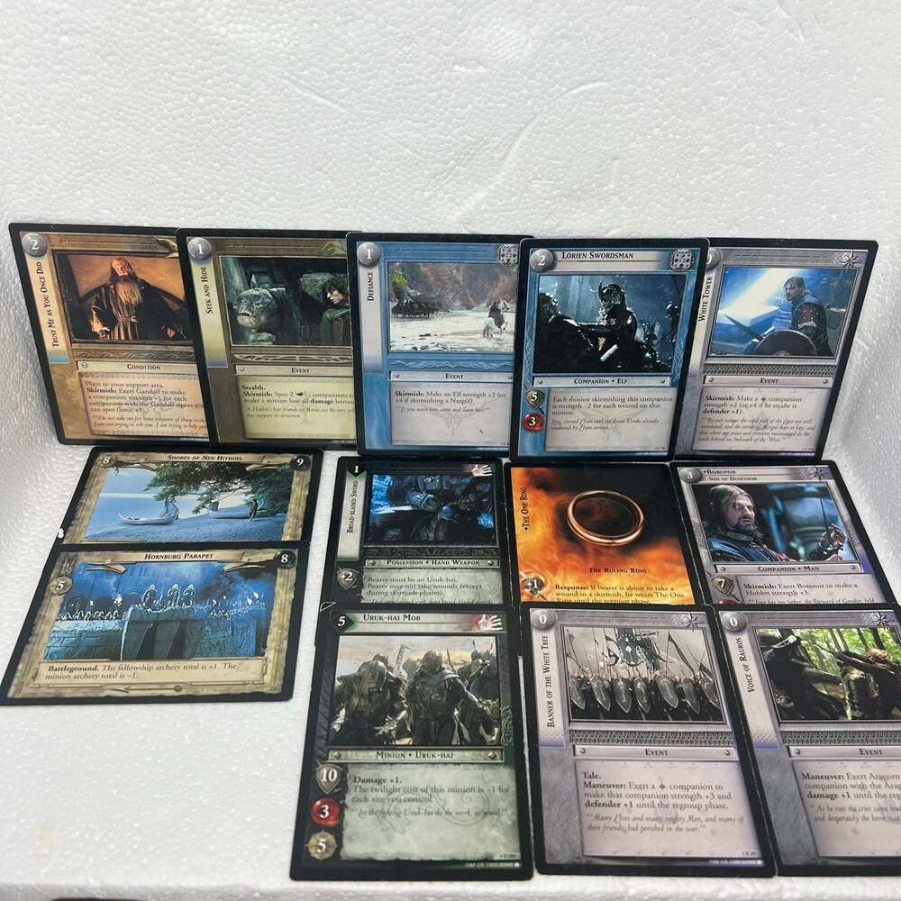 2003 Decipher - Lord Of The Rings TCG Lot Of 22 common/uncommon/rare cards